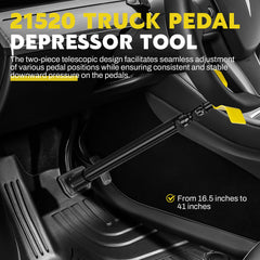 Yueidung end fitting detail contacting pedal surface, prevents slippage and protects pedal