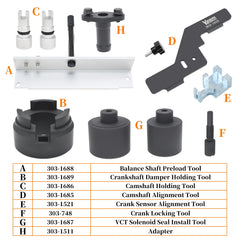 Yuesstloo camshaft alignment tool close-up showing precise fit and durable finish