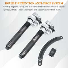Yuesstloo close-up of dual locking claws demonstrating safer secure grip