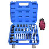 Yuesstloo front open kit showing all 30 pieces and benefits organized portability