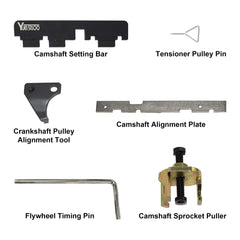 Yuesstloo tensioner lock pin and tools laid out for fast, organized use