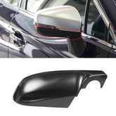 Yumzeco right mirror bottom cover front view showing clean matte finish and streamlined fit