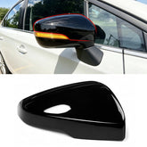 Yumzeco right mirror cover front view showing glossy finish and clean lines