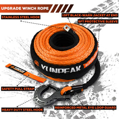 YUNPEAK forged hook and included hardware emphasizing secure attachment strength