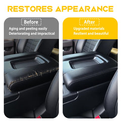 YURLOCY lid installed in truck console showing seamless fit benefit