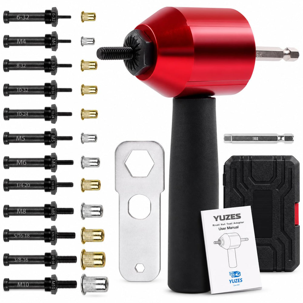 YUZES front packaging and kit contents showing organized case for quick selection