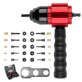 YUZES front view kit open showing organized mandrels and nuts for fast setup