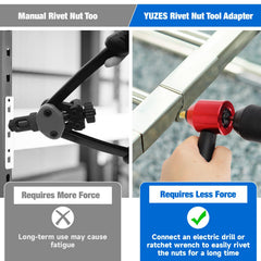 YUZES mandrels lined up to display included metric and SAE sizes for versatility