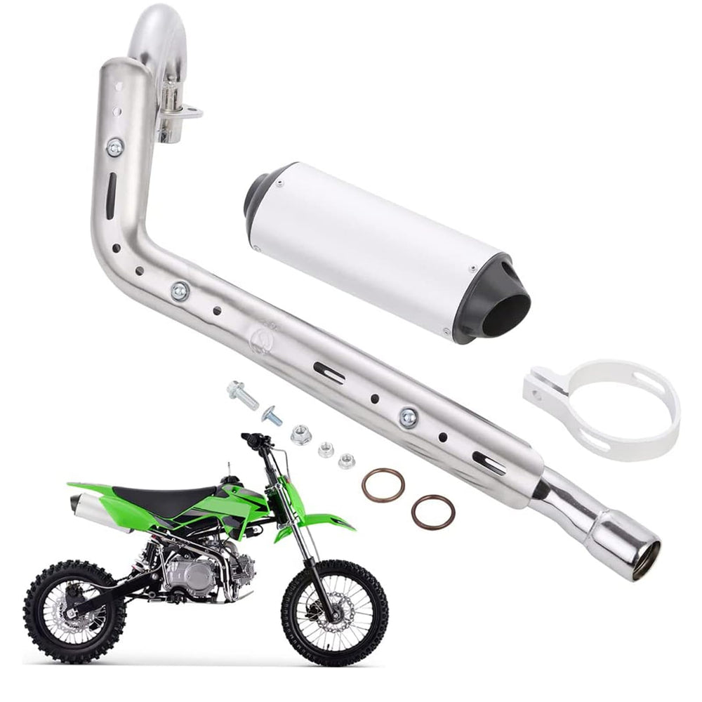 YYCKE muffler front view showing sporty finish and improved styling