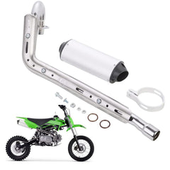 YYCKE muffler front view showing sporty finish and improved styling