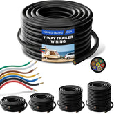 yyzimuqi front packaging showing 7-way trailer cable and long roll benefit