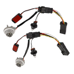 YzusGomumu front view of harness pair showing plug ends for fast installation
