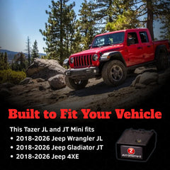 Z Automotive Tazer Mini installed in Jeep interior demonstrating simple integration benefit