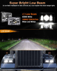 Z-OFFROAD installed in truck headlamp opening demonstrating direct-fit upgrade benefit