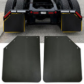 ZANURA front view of two mud flaps showing full coverage and protection