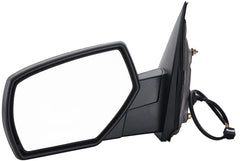 ZAPOSTS driver-side mirror front view showing fit and finish benefit: easy fit