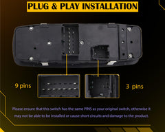 ZAPOSTS installed in driver door panel demonstrating direct-fit, no-mod replacement