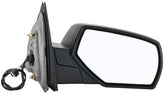 ZAPOSTS right-side mirror front view showing fit and black finish benefit easy replacement