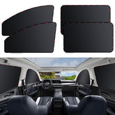 ZATOOTO front packaging showing four full blackout side window shades and benefits