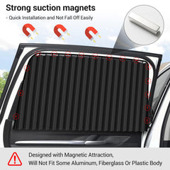 ZATOOTO installed on a car door showing privacy and sun protection