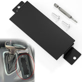 Zelvoro front view of stainless steel neutral cover plate showing secure design and fit