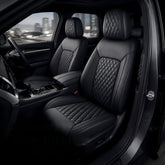 ZenRide front view of covers showing sleek black finish and instant interior upgrade
