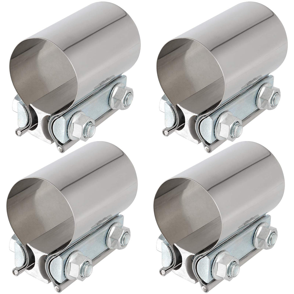 ZEONHAK front packaging showing four stainless clamps and clear labeling for convenience