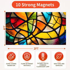 Zepluron closeup of magnetic edge demonstrating quick tool-free installation