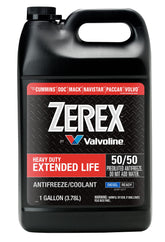 Zerex red heavy duty 1 gal front view showing ready-to-use bottle and branding benefits