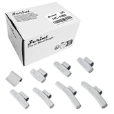 ZERINT MC-M80 front packaging showing organized 80-piece wheel weight kit and easy selection