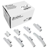 ZERINT front packaging of 70pc P‑style wheel weight kit showing included sizes and quantity
