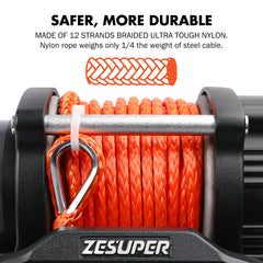 ZESUPER motor and three-stage planetary gearbox detail showing durable construction
