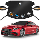 Zettum front view windshield cover protecting glass and saving time