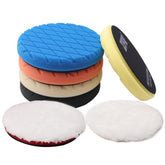 ZFE 6" kit front view showing all seven pads for versatile polishing