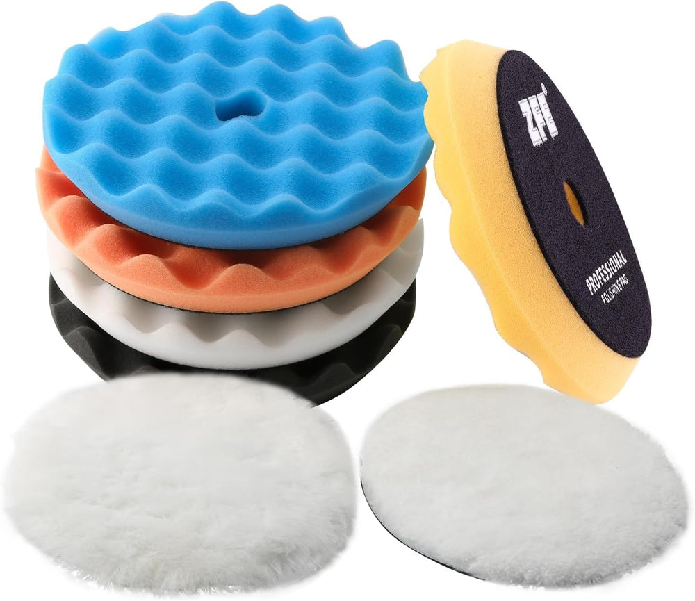 ZFE front view of all pads showing kit variety and easy selection benefit