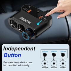 Zhaobeimao close-up of six USB ports including PD USB-C and QC3.0 USB-A for fast charging