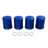 Zhermik front packaging showing four oil filters and gaskets, clearly labeled for fitment