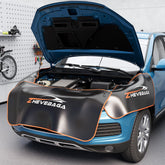 Zhevebaga front view on fender showing full coverage and paint protection
