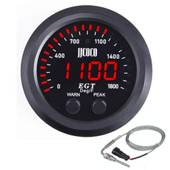 ZHSYMX gauge front view showing clear LED display and durable bezel for easy reading