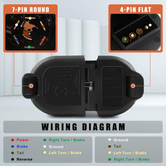 Zhushan close-up of 4-pin flat plug showing secure contact points and fit