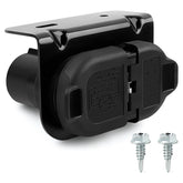 Zhushan front view mounted plate showing both connectors for easy access