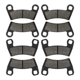 ZICOO front and rear brake pads in retail packaging showing readiness and fit