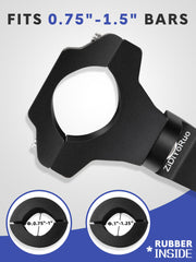 ZIDIYORUO close-up of toothed swivel mechanism showing secure angle locking under vibration