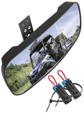 ZIDIYORUO front view of mirror showing wide 11x4.2 viewing area and improved rear visibility