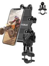 ZIDIYORUO front mount on handlebar showing secure fit and visibility