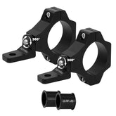 ZIDIYORUO front profile mounts showing clamp and finish, boosting fit reliability