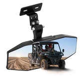ZIDIYORUO front view mounted on UForce showing wider rear visibility benefit
