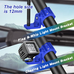 ZIDIYORUO side profile mounted on roll cage proving secure fit