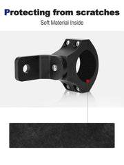 ZIDIYORUO side profile with 48-inch LED whip demonstrating secure heavy-whip support