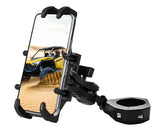 ZIDIYORUO front view showing robust mount securing smartphone, adds riding convenience